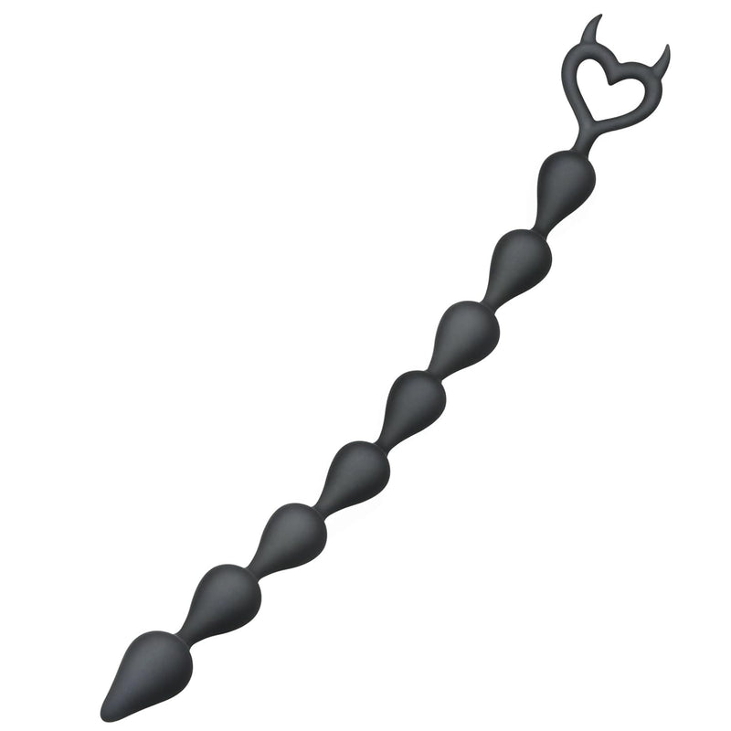 Silicone Anal Beads Anal Chain With 8 Balls And Heart-Shape Pull Loop BlessMyBucket Silicone Anal Beads Anal Chain With 8 Balls And Heart-Shape Pull Loop BlessMyBucket