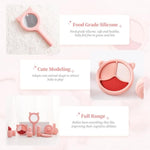 Silicone Makeup Toys Set Beauty Salon Toys For Toddler | Kids Makeup Sets Pretend Play Toys For Girls | Suitable For Princess Christmas Birthday Gifts