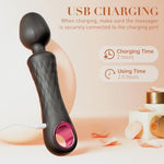 Silicone Button & APP Control Vibrator Wand with 9 Strong Modes