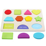 Wooden Puzzles For Toddlers, Wooden Alphabet Number Shape Puzzles Toddler Learning Puzzle Toys For Kids, 3 In 1 Puzzle For Toddlers, Age 3+ (Set Of 3)