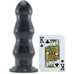 Doc Johnson American Bombshell - B-7 Tango - Vac-U-Lock and F Machine Compatible Dildo or Butt Plug - Gunmetal Grey