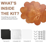 11 x 11 Inch Wooden Flower Press Kit, 6 Layers for Bouquet Preservation