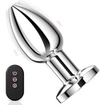 Vibrating Anal Plug - Vibrating Butt Plug With 10 Vibrating Modes Remote Control Vibrator, Vibrating Anal Vibrator For Men, Couples Dildos Prostate Massager, Vibrating Anal Beads, Sex Machine