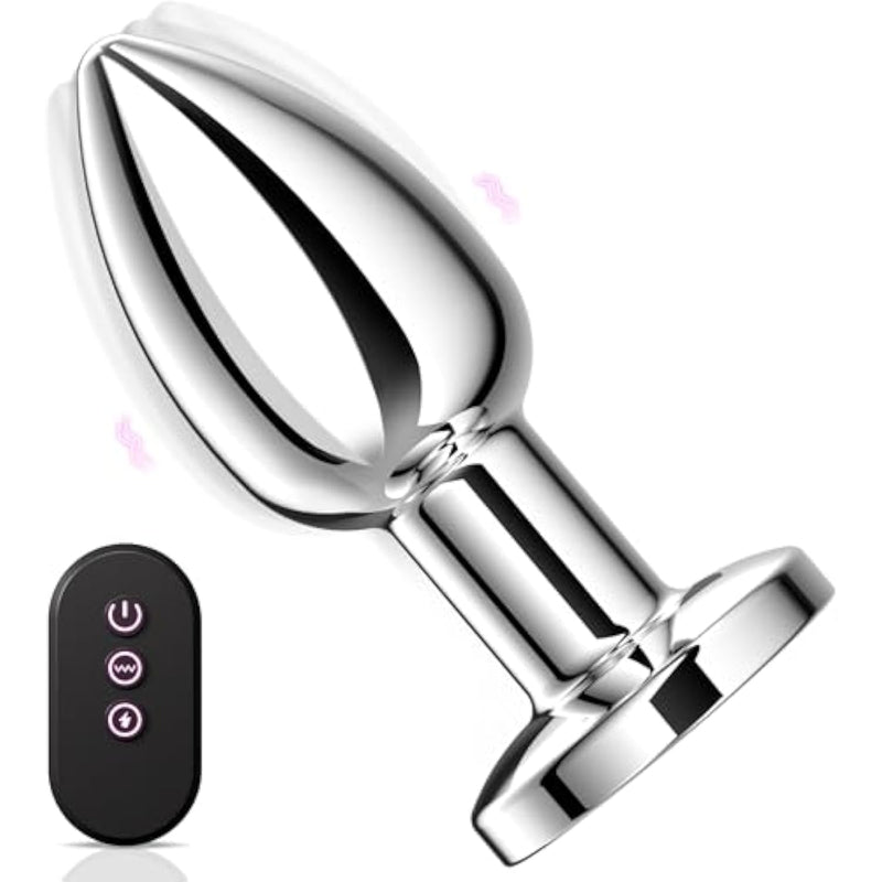 Vibrating Anal Plug - Vibrating Butt Plug With 10 Vibrating Modes Remote Control Vibrator, Vibrating Anal Vibrator For Men, Couples Dildos Prostate Massager, Vibrating Anal Beads, Sex Machine