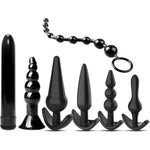 Anal Butt Trainer Kit,Anal Plug Set 7 Pcs Silicone Butt Plugs Sex Toy Anal Training Kit Bdsm Restraint Sex Set Anal Dilation G Spot Anal Sex Adult Toy Dildo Anal Training Set Couple Extreme Sex Toys