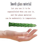 Urethral Sounds,Urethral Plug Crystal Glass Penis Plug Urethral Dilator Masturbation Anal Butt Plug Rod Green Threaded Urethral Plug Short Horse Eye Stick Sex Toys For Men (12Mm)