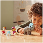 PAW Patrol Jungle Pups, Figurines Articulées Marshall, Skye & Elephant Avec Lance-Projectile, jouets Pour Les garçons, Black