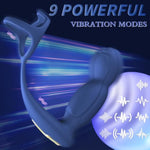 Prostate Massager Anal Dildo Vibrator Anal Toys With Penis Ring, App Remote Control Vibrating Anal Butt Plug With 9 Vibrating & Swing Modes, Male Sex Toys For P Spot Massager, Adult Sex Toys For Men