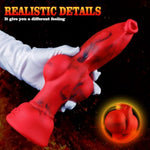 Large Knot Monster Dildo for Men and Women - Strong Suction Cup and UltraSmooth Liquid Silicone