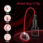 Pussy Pump Nipple Sucking Toys Include 2 Pussy & 2 Nipple Cups