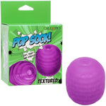 Pop Sock! Textured Male Masturbator For Men With Reversible Textured Stroker And Closed End Superior Suction Purple - Se-0936-05-3