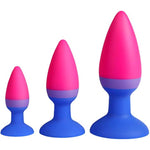 Butt Plug Trainer Kit Pack Of 3 Silicone Anal Plugs Training Set With Strong Suction Cup Anal Sex Toy For Beginner Men Women