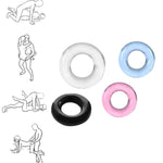 4Pcs Silicone Cock Rings Set, Penis Rings For Men Longer Harder Bigger Erections, Better Sex Pleasure Enhancing Adult Sex Toys For Men, Couples