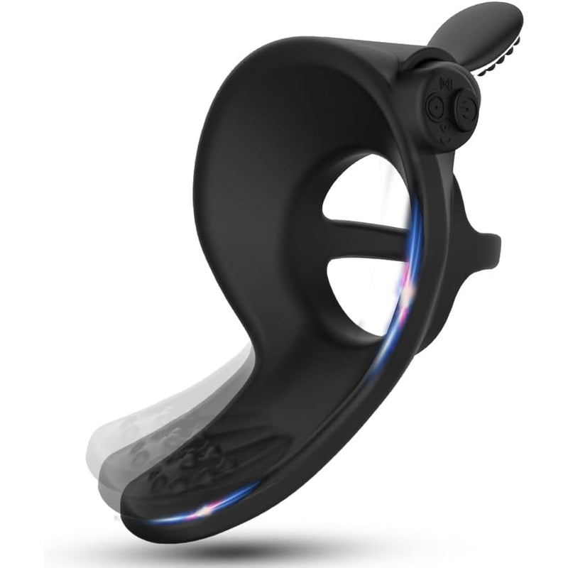 Vibrating Cock Ring Sex Toys For Men Couples, Adult Toys With 10 Powerful Vibrating Modes For Clitoral Anal G Spot Stimulation, Sex Toy For Female Male Penis Extender