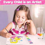 Princess Watercolor Painting Books for Toddlers, Educational Art Sets