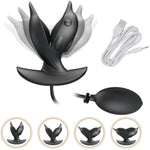 Silicone Inflatable Analplugs For Couples Expansion Vibrating Buttplugs For Prostate Massage Anal Vibrator Sex Toys For Anal Training