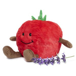 Microwavable & Weighted Stuffed Animals, Tomato- Heated Stuffed Animal Plushie For Warmth & Comfort - Cute Soft Plush Toys For Adults & Children (Boys, Girls, Babies & Toddlers)
