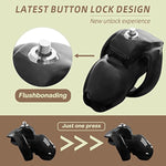 Ht-V5 Male Chastity Cage Leightweight Chastity Device Resin Ergonomic Breathable Chastity Devices Sex Toy Nano (1.57" Ring(40Mm), Black)…