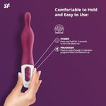 A-Mazing 1 Vibrator Sex Toy | Adult Toys For Women | Best A-Spot Stimulation Vibrator | Vibrating Sexual Pleasure Device | Stimulation Vibrators | Woman Sextoy (Berry)