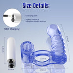 Anal Dildo Butt Plug Sex Toys For Men With Mini Bullet Vibrator Penis Ring, Double Penetration Cock Ring Anal Plug Adult Toys, Strap On Dildo Anal Plug Prostate Massager For Sex Toy Games