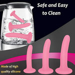 Anal Plug Trainer Kit:3Pcs Silicone Butt Plugs Soft Anal Dildo Sex Toys Kit, Waterproof Anal Plugs Trainer Set For Adult Starter Beginner Men Women Couples Prostate Massage Anal Plugs Toys