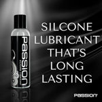 Passion Premium Silicone Lubricant, 4 Fl Oz - Long-Lasting, Non-Sticky Formula, Made In Usa, Smooth Application For Comfort