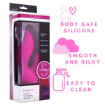 Euphoria G-Spot And Clit Stimulating Silicone Wand Massager Attachment, Pink (Ad444)