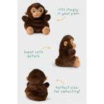 Little Snugglies Stuffed Animal | Soft Toy Gift For Kids (Monkey)