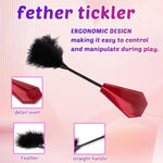 4 Pcs Bdsm Training Set Sex Whip Adult Sex Flap Paddle Role Playing Adult Role Playing Sex Game Bdsm Feather Hand Flap Whip Nipple Clip Pink