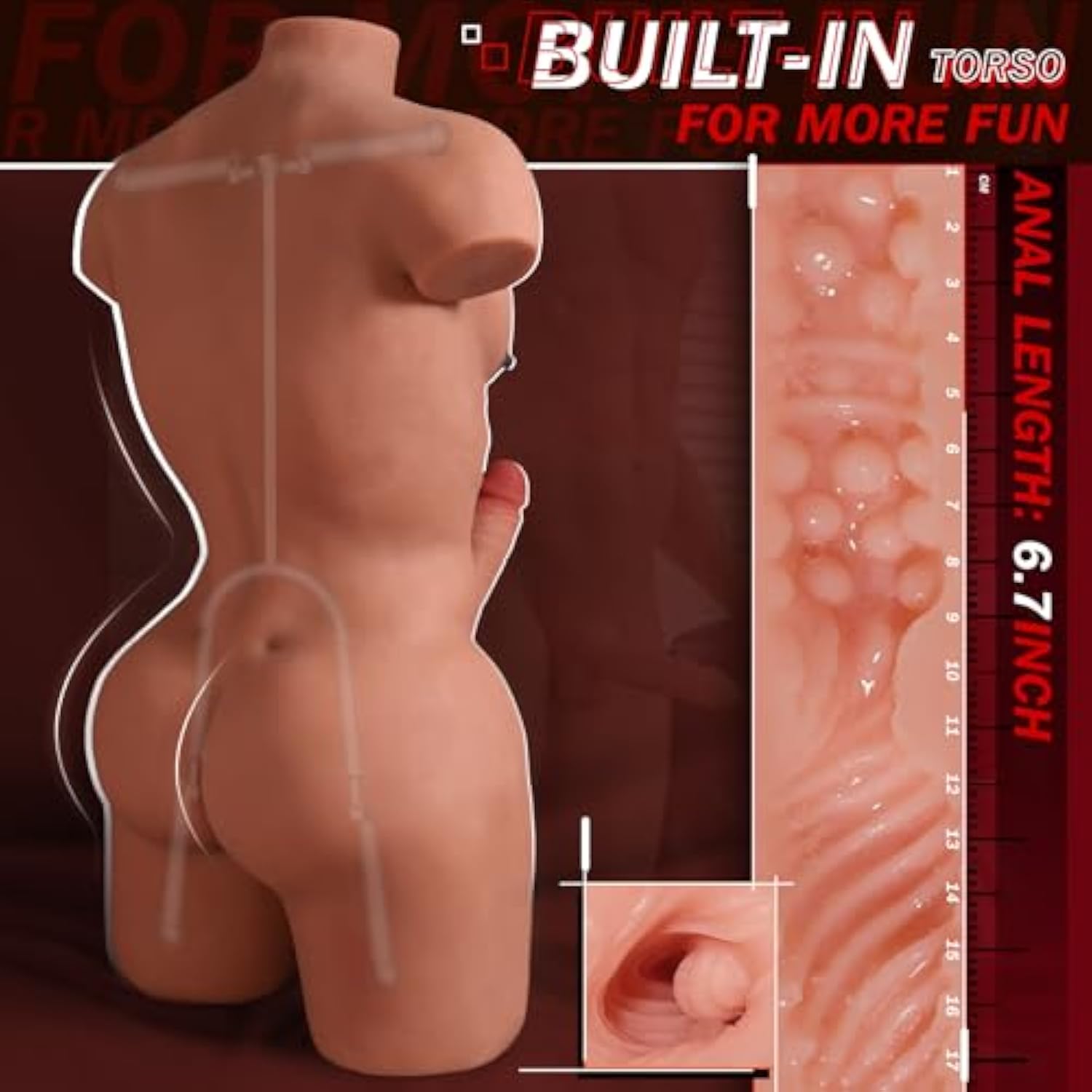 45Lb Male Sex Doll With 9 Inch Dildo, Life Size Male Sex Doll Torso Ha BlessMyBucket 45Lb Male Sex Doll With 9 Inch Dildo, Life Size Male Sex Doll Torso Ha BlessMyBucket
