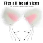 Fox Tail Anal Plug?Metal Buttplug?Anal Toys For Beginners And Veteran Players,Sex Toy Can Long Time Comfortable Wear.Furry Ear Headband For Adult Games And Cosplay. (Medium)
