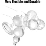 14In Anal Beads For Men/Women, Tpe Anal Plug Vaginal Anus Dilator Prostate Massage Adult Erotic Sex Toys For Beginners (Clear, S)