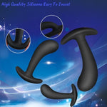 Anal Plug Trainer Kit For Comfortable Long-Term Wear, Pack Of 3 Silicone Anal Plugs Training Set With Flared Base Prostate,Adult Sex Toys For Men Or Couple Pleasure