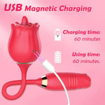 Sex Toys Women Vibrator Dildo: Rose Tongue Licking Vibrator Stimulator | Sex Machine | Vibrating Massager For Women Couples Pleasure