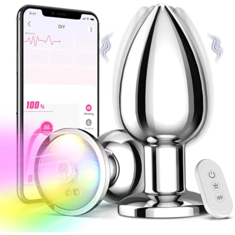 Adult Sex Toys Anal Toys Vibrating Butt Plug With App Remote Control 10 Vibrating Modes, Anal Beads Prostate Massager, Anal Sex Toys Vibrator For Men And Women, Couples