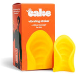 Hello Vibrating Stroker - Male Masturbator With 10 Vibration Modes - Ribbed Texture For Extra Sensation, Removable Bullet Vibrator Included - Adult Sex Toy For Men And Couples