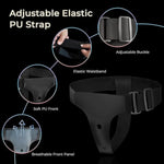 Strap On Dildo Adult Sex Toys, Wearable Strapon Harness With 2 Removeable Realistic Silicone Anal Small Dildo, Adjustable Dildo Harness For Couples' Pegging, Perfect For Beginners - Vibrant Purple