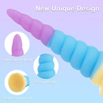 7.7 Inch Realistic Beginner Anal Dildo,Butt Plug With Strong Suction Cup For Hands-Free Play, Liquid Silicone Anal Beads Prostate Massager Adult Sex Toys For Women, Men