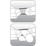 Soft Stretchy Beaded Cockrings - Male Enhancement Cock Rings - Pack Of 3 - Sex Toy For Men (Black)
