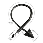 Adult Plug Tail Devil Tail Butt Plug,Anal Butt Plug Tail,Stainless Steel Metal Anal Plug With 42In Devil'S Whip,2 In 1 Anal Sex Toys For Couples Beginners Bdsm,Anal Trainer Bdsm Toys,Bdsm Flogger