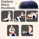 Sex Pillow Sex Furniture Inflatable Cushion Dildo Mount G Spot Sex Position Sex Toys Half Moon For Adult Couples Women Men