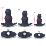 Silicone Anal Plug Hollow Butt Plug Anchor Anal Sex Toys Anchor Douches Enema Kits Prostate Massager G-Spot Stimulation With Narrow Flared Base For Women Men Beginners (Small)