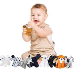 Plush Puppy Dogs Stuffed Dog Animal Toys - (Pack Of 12) 6 Inches Tall Stuffed Animals Bulk Assorted Puppies And Cute Stuffed Plushed Dog Puppies Assortment, Stocking Stuffers