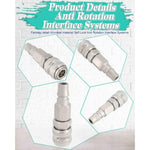 Anti-Rotation Self-Lock Adapter Toys For Quick Air Connector Sex Machine (Quick Air To Anti-Rotation Adapter)