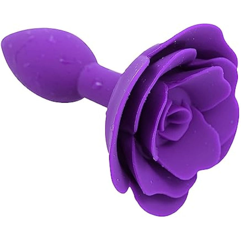 Anal Plug Training Sexy Shaped Butt Plugs Trainer Silicone Anal Plugs Beginners Starter For Men & Women Purple