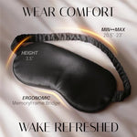 100% Mulberry Silk Sleep Mask for Women - Zero-Pressure Blackout