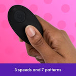Secret Agent Remote Control Vibrator For G-Spot - Vibrating Love Egg Sex Toy For Women And Couples - 10 Vibration Modes - Rechargeable Wearable Adult Sex Toy For Couples - Black