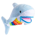 - Bruce Shark Stuffed Animal - Montessori Learning Activity Travel Toy For Toddlers - Develop Motor Skills And Problem Solving
