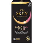 Cocktail Club Flavored Condoms, 10 Count & Selection Non-Latex Condoms Variety Pack - 12 Count