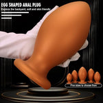 Huge Anal Butt Plug Trainer: Soft Liquid Silicone Anal Plug Prostate Massage Anus Dilator Anal Ball G-spot Stimulator Anal Trainer Kit for Men Women (XXL)